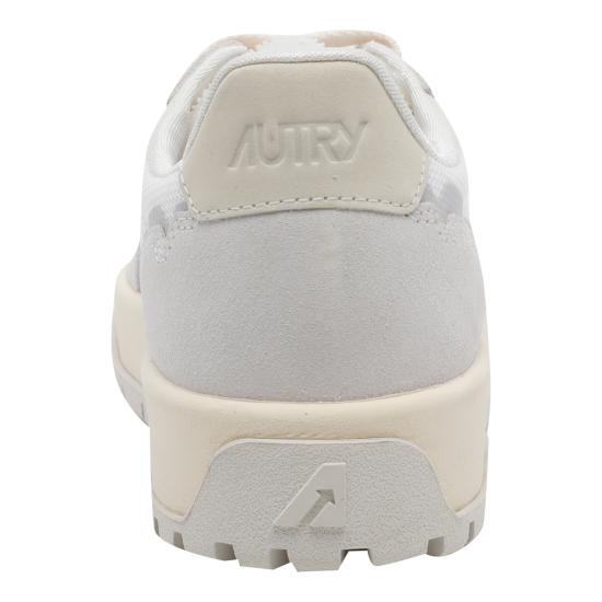 26FW 오트리 WILDPACE 로우 스니커즈 립스탑 나일론 가죽 LDLM AK01 White - AUTRY