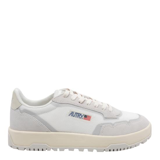26FW 오트리 WILDPACE 로우 스니커즈 립스탑 나일론 가죽 LDLM AK01 White