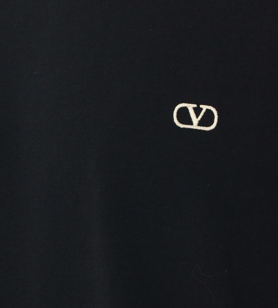 26FW 발렌티노 가라바니 반팔 티셔츠 MG10VBMM 0NO Black - VALENTINO GARAVANI