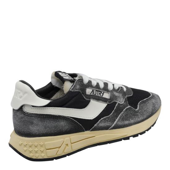 26FW 오트리 릴윈드 로우 나일론 스웨이드 스니커즈 WWLM GQ07 Black - AUTRY