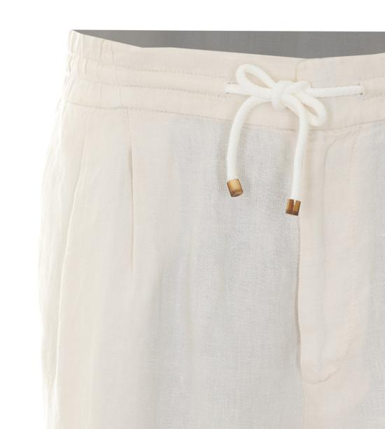 26SS 브루넬로 쿠치넬리 숏팬츠 M243DU0020 C5797 White - BRUNELLO CUCINELLI