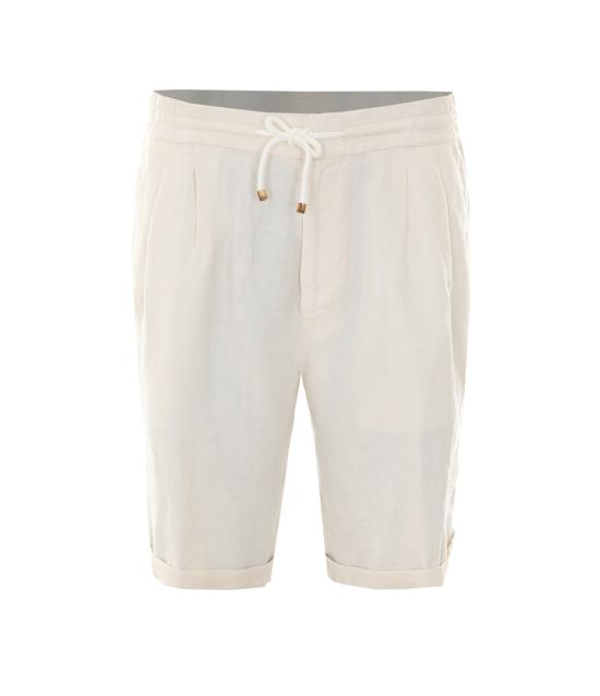 26SS 브루넬로 쿠치넬리 숏팬츠 M243DU0020 C5797 White