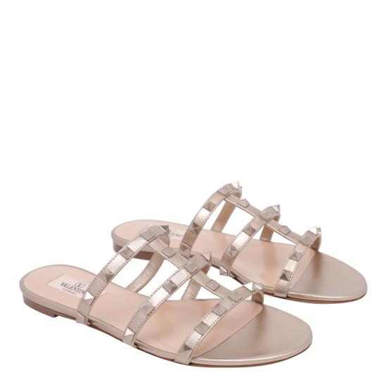26FW 발렌티노 가라바니 뮬/슬리퍼 S0C49JXH S69 Gold - VALENTINO GARAVANI