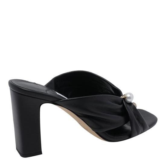 26FW 지미추 뮬/슬리퍼 RAFI 85 GVRBLACK Black - JIMMY CHOO