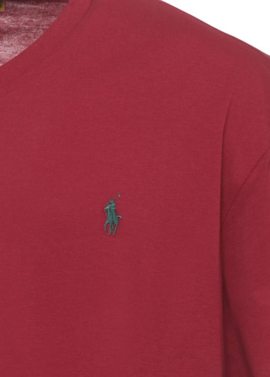 26SS 랄프 로렌 반팔 티셔츠 710671452 522 Bordeau - RALPH LAUREN