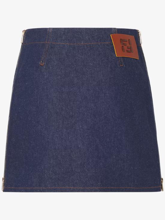 26SS 펜디 데님 스커트 FLQ608 AOHS Blue - FENDI
