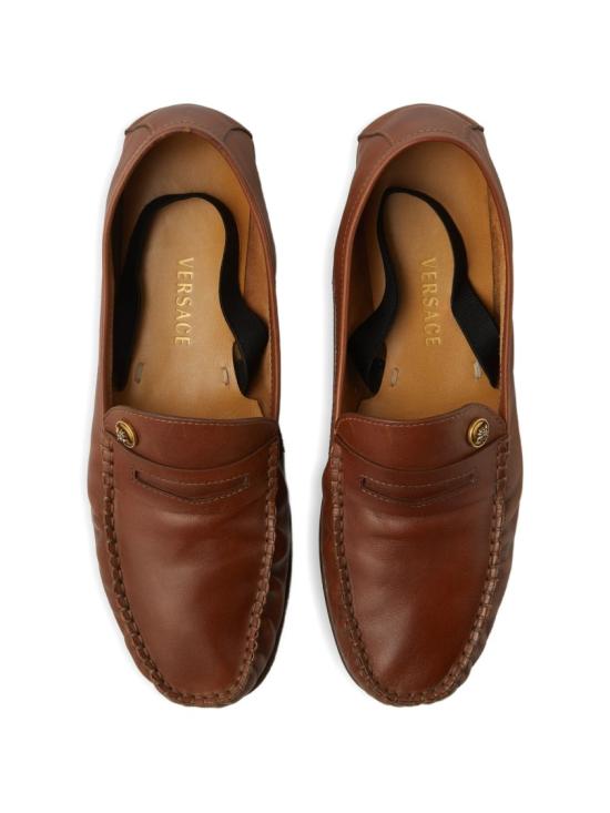 26SS 베르사체 로퍼 1023431 1A17346 Brown - VERSACE