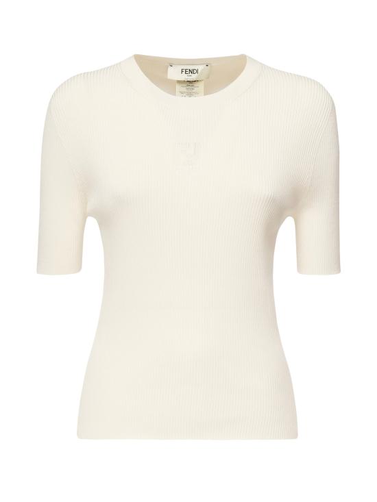 26SS 펜디 반팔 티셔츠 FZXD61 AUI4F08QQ WHITE