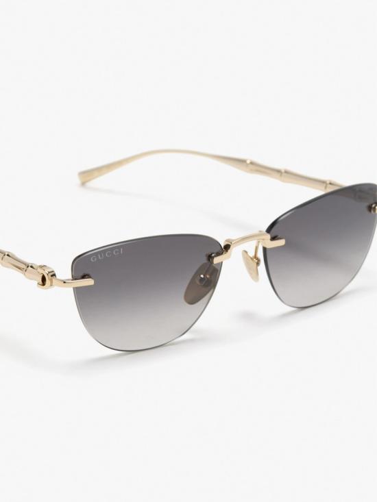 26SS 구찌 선글라스 859478 I3330 Gold - GUCCI