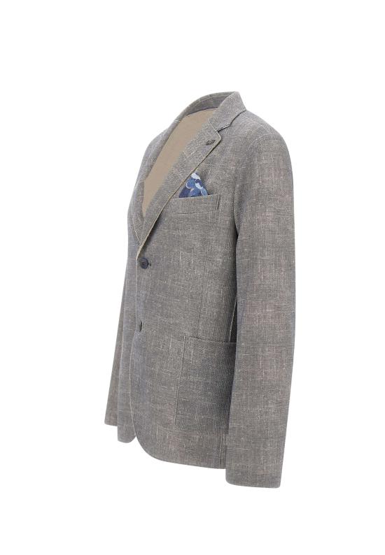 26SS 밥 수트 자켓 P26PICKY591U T591PERLA GREY - BOB
