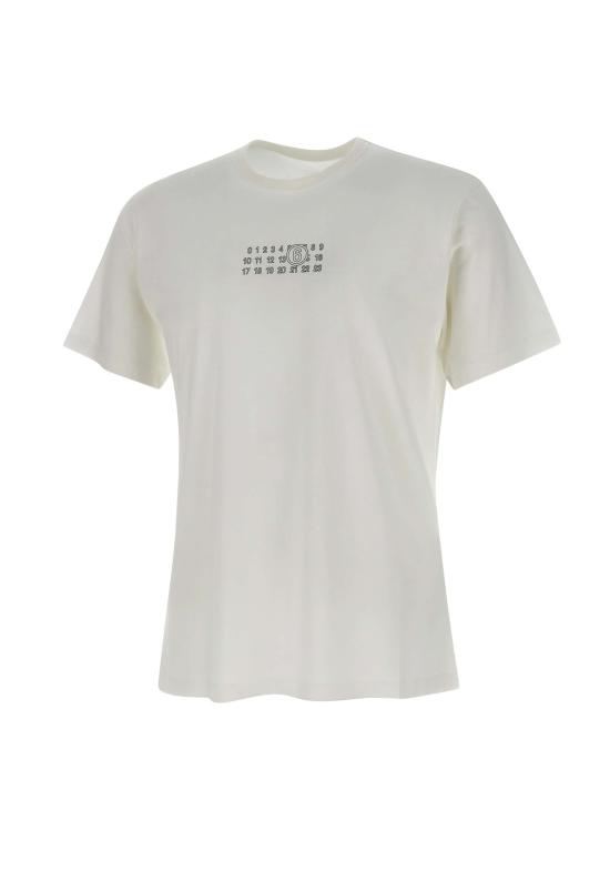 26SS MM6 메종마르지엘라 뉴메릭 티셔츠 SH0GC0057 S24312101 WHITE