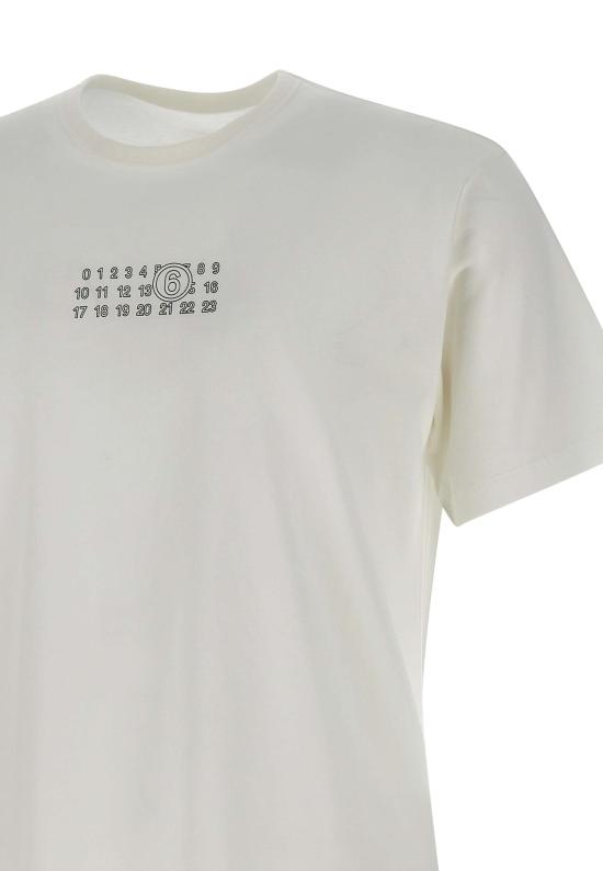 26SS MM6 메종마르지엘라 뉴메릭 티셔츠 SH0GC0057 S24312101 WHITE - MM6 MAISON MARGIELA