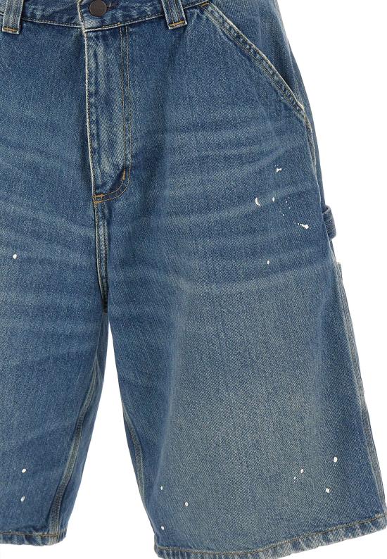 26FW 칼하트 WIP 데님 숏팬츠 I037020 01EJ BLUE - CARHARTT WIP