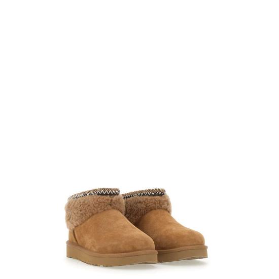 26FW 어그 클래식 울트라 미니 맥시 컬리 부츠 1158263 CHE BROWN - UGG