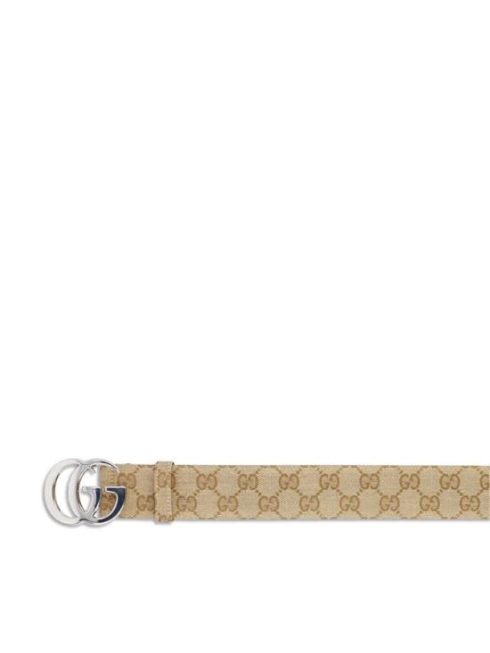26SS 구찌 플랫 마몽 벨트 플랫 마몽 벨트 864233 FAFUT Brown - GUCCI
