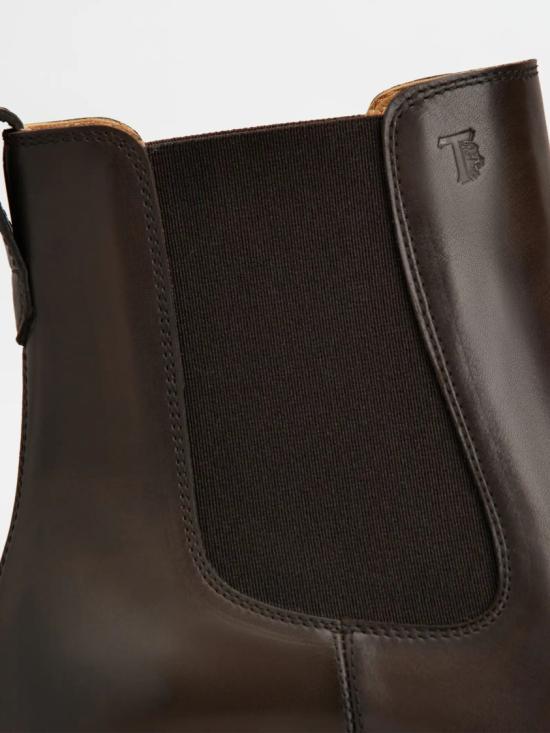 26SS 토즈 레더 앵클 부츠 XXM75L00P20 D90 Brown - TODS