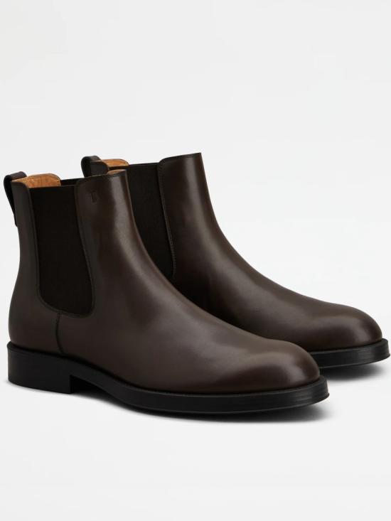 26SS 토즈 레더 앵클 부츠 XXM75L00P20 D90 Brown - TODS