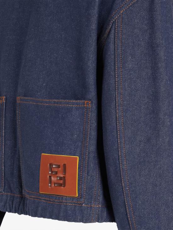 26SS 펜디 블루 데님 재킷 FLF856 AOHS Blue - FENDI