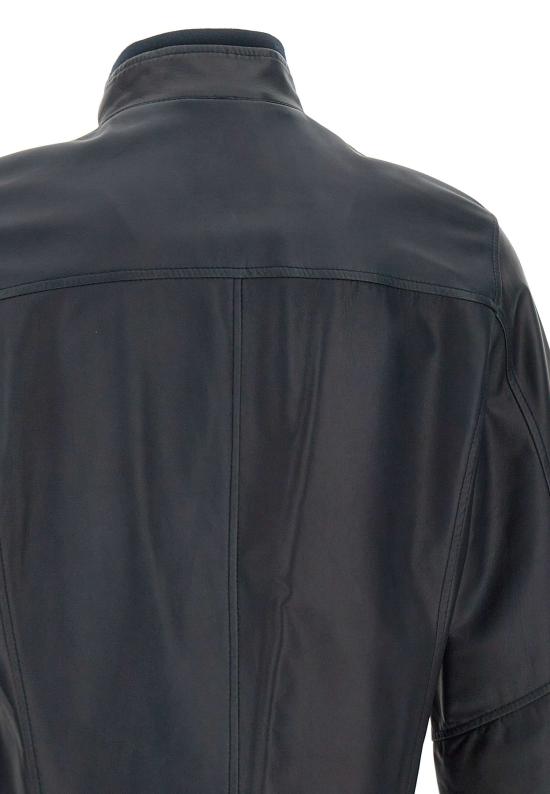 26SS 발바 가죽 자켓 48200 0006 BLUE - BARBA