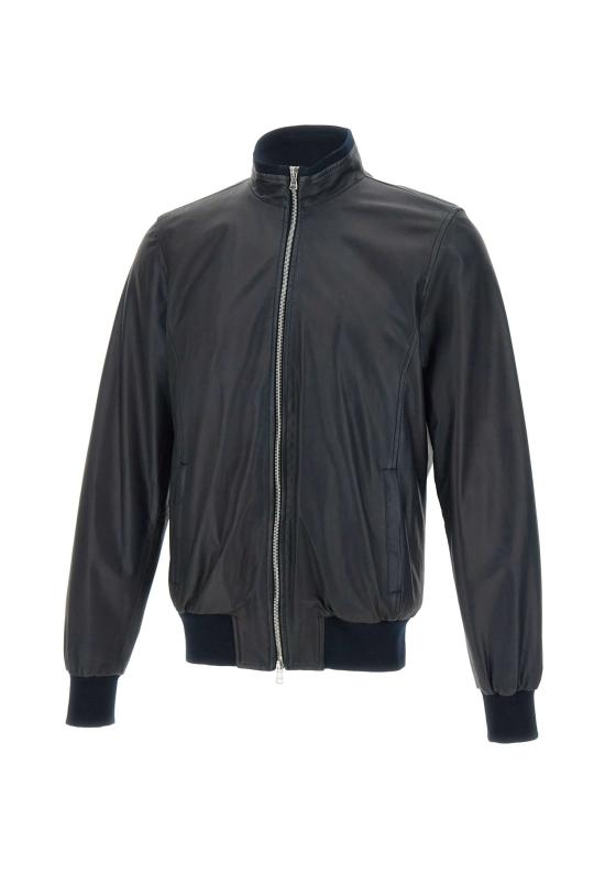26SS 발바 가죽 자켓 48200 0006 BLUE