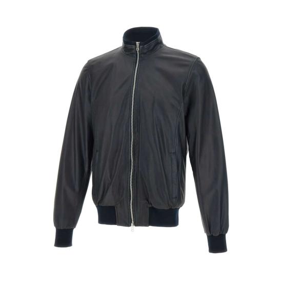 26SS 발바 가죽 자켓 48200 0006 BLUE - BARBA