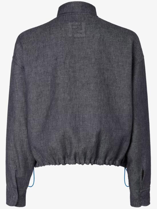 26SS 펜디 데님 패브릭 블루종 FW1433 AYUD Blue - FENDI