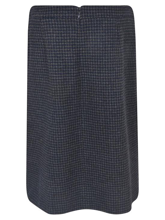  에트로 미디 스커트 13287 502 Blue - ETRO