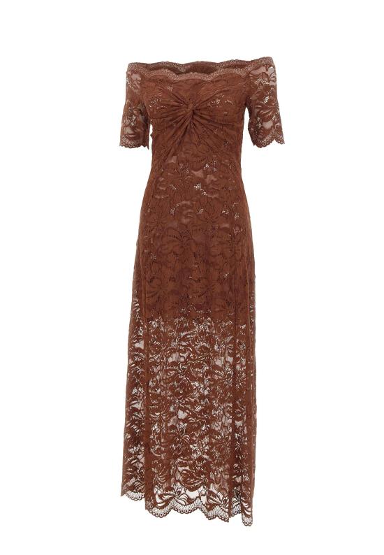 26SS 파코라반 롱 원피스 25HJRO106PA0170 P237 BROWN