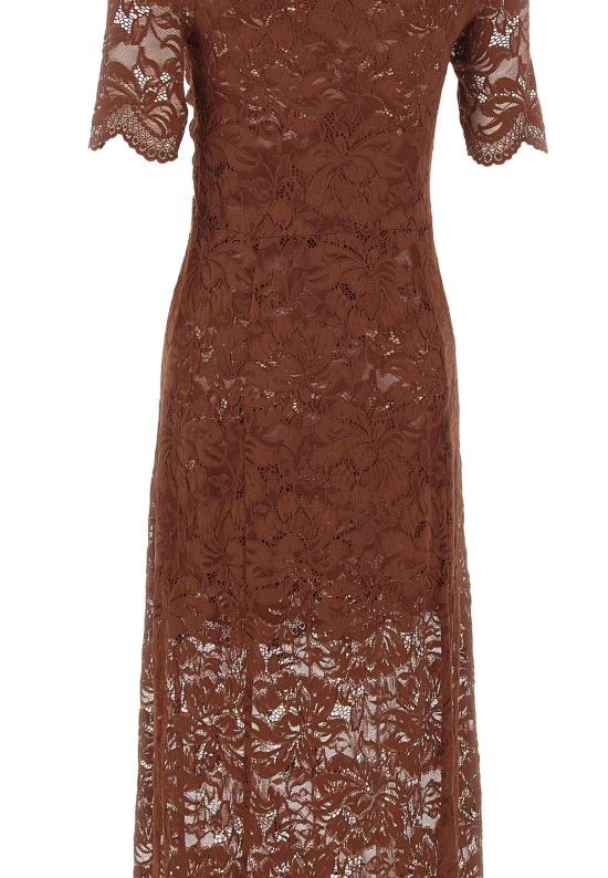 26SS 파코라반 롱 원피스 25HJRO106PA0170 P237 BROWN - PACO RABANNE