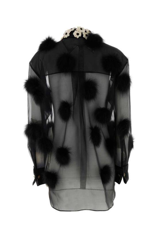 26SS 케이트 블라우스 2478343W343 200 Black - KHAITE