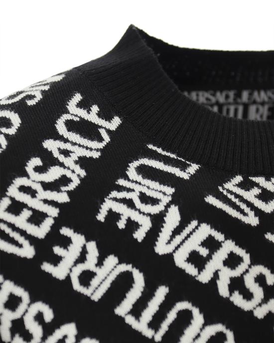  베르사체 스웨터 75GAFM11 75UPM08 A0E NERO BIANCO - VERSACE