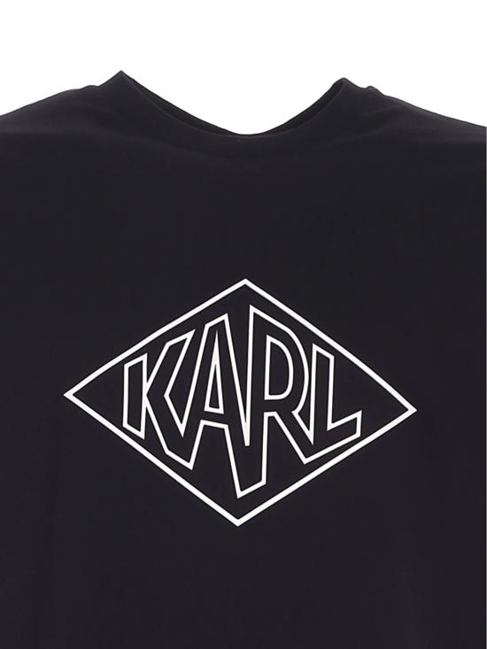  칼라거펠트 반팔 티셔츠 755104 512224 990 black NERO - KARL LAGERFELD