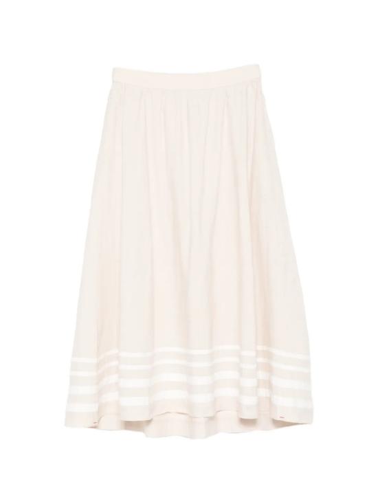 26SS 시레나 롱 스커트 X7MRL045WNLN White