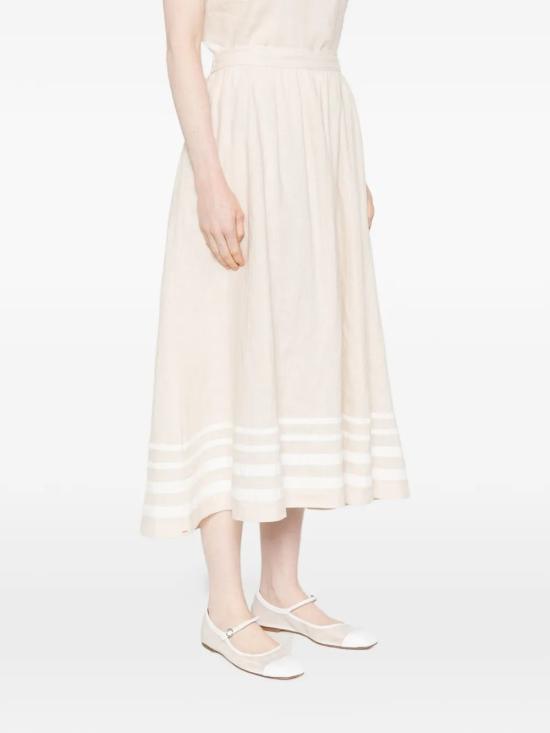 26SS 시레나 롱 스커트 X7MRL045WNLN White - XIRENA