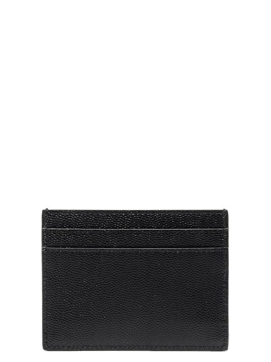 26SS 생로랑 실버 로고 그레인레더 375946BTY0N1000 - SAINT LAURENT
