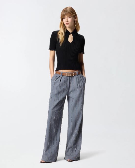 26SS 핑코 폴로 티셔츠 106287A343 Z99 Nero - PINKO