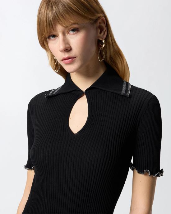 26SS 핑코 폴로 티셔츠 106287A343 Z99 Nero - PINKO