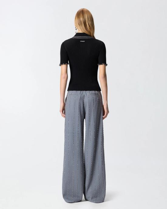 26SS 핑코 폴로 티셔츠 106287A343 Z99 Nero - PINKO