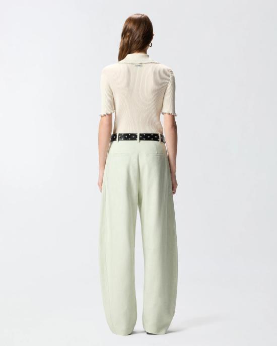 26SS 핑코 폴로 티셔츠 106287A343 C14 Bianco - PINKO
