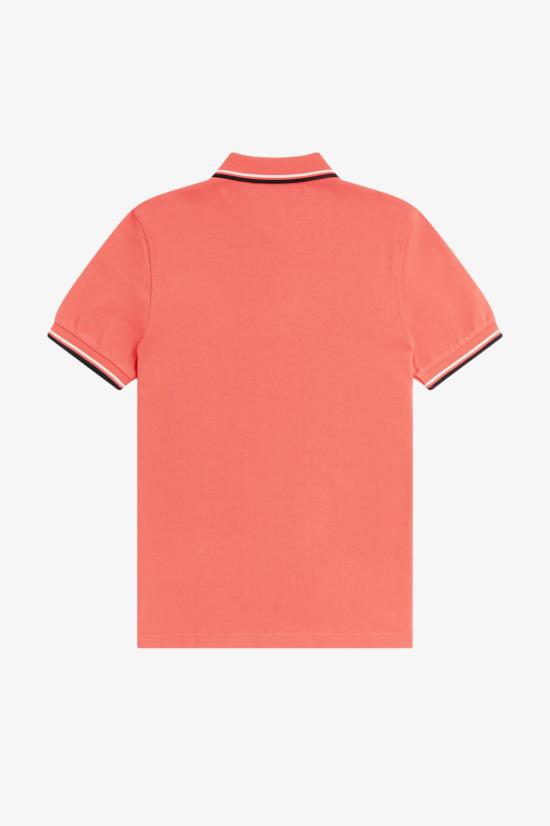 26SS 프레드페리 폴로 티셔츠 M3600 04C Strwcrm ecru blk - FRED PERRY
