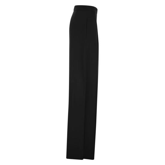 26FW 막스마라 스튜디오 스트레이트 팬츠 2626136033600 BLACK - MAX MARA STUDIO