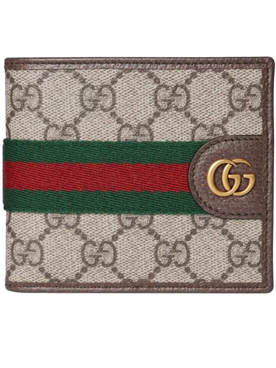 26SS 구찌 GG 마몽 레더 카드 케이스 834792 FAEOI Brown