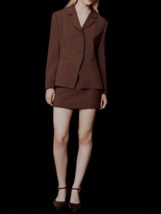 26SS 마렐라 수트 자켓 2613041083200 Brown - MARELLA