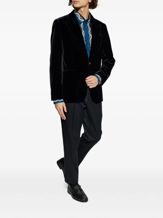 26SS 베르사체 긴팔 셔츠 1019438 1A16096 Blue - VERSACE