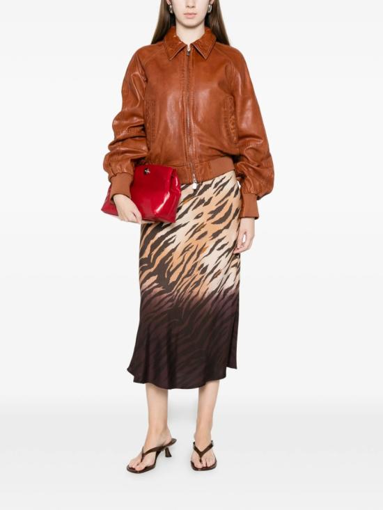 26SS 핑코 미디 스커트 106549 A37R Brown - PINKO