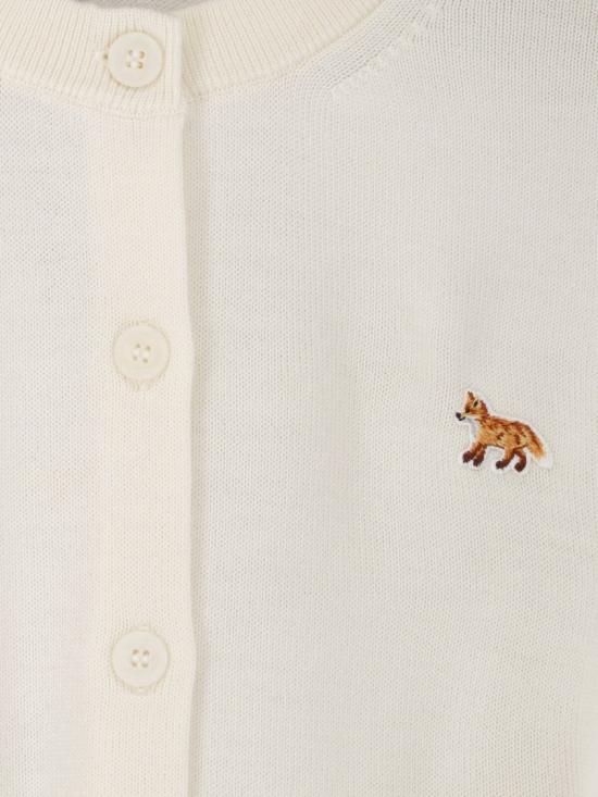 26SS 메종키츠네 베이비 폭스 메리노 레귤러 가디건 PW00502KT11810383 Neutrals - MAISON KITSUNE