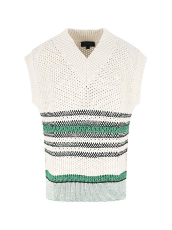 26SS 라코스테 니트 베스트 AH2520TKM Multicolor