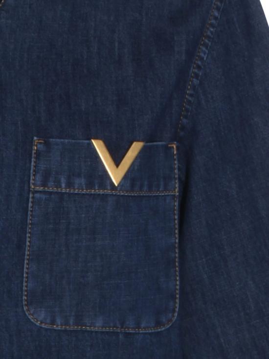 26SS 발렌티노 가라바니 데님 셔츠 8B3DB03L9YA Blue - VALENTINO GARAVANI