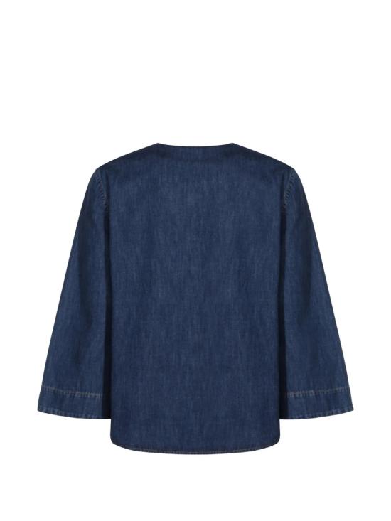 26SS 발렌티노 가라바니 데님 셔츠 8B3DB03L9YA Blue - VALENTINO GARAVANI