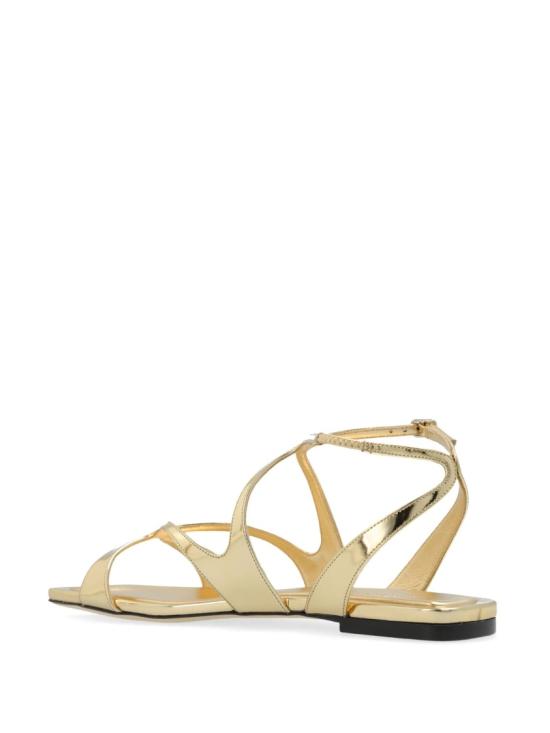 26SS 지미추 샌들 AYLA FLAT QUI Gold - JIMMY CHOO